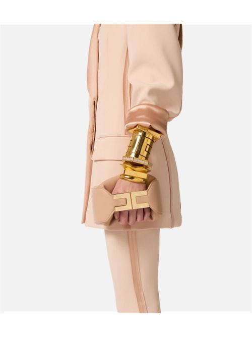 HOBO WITH JEWEL HANDLE ELISABETTA FRANCHI | BS07A62E2EA1 nude